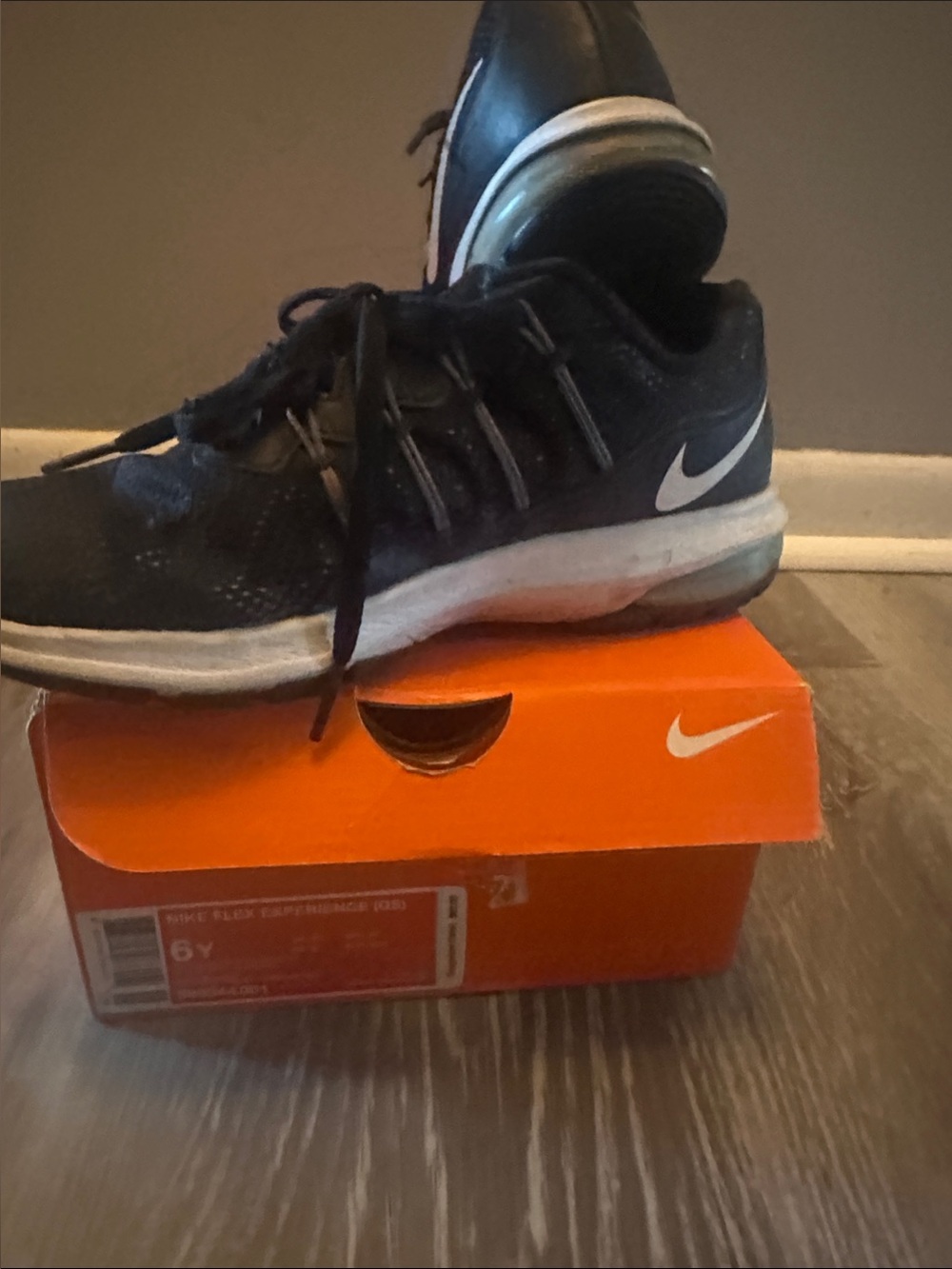 Nike Black and White Women's Running Shoes